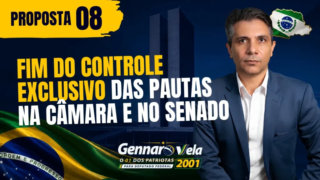 Fim do controle exclusivo das pautas na Câmara e no Senado
